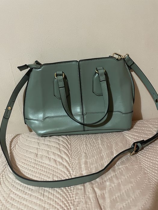 Зелена чанта ZARA