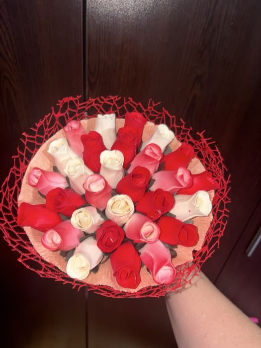 Buchete de trandafiri din săpun și aranjamente