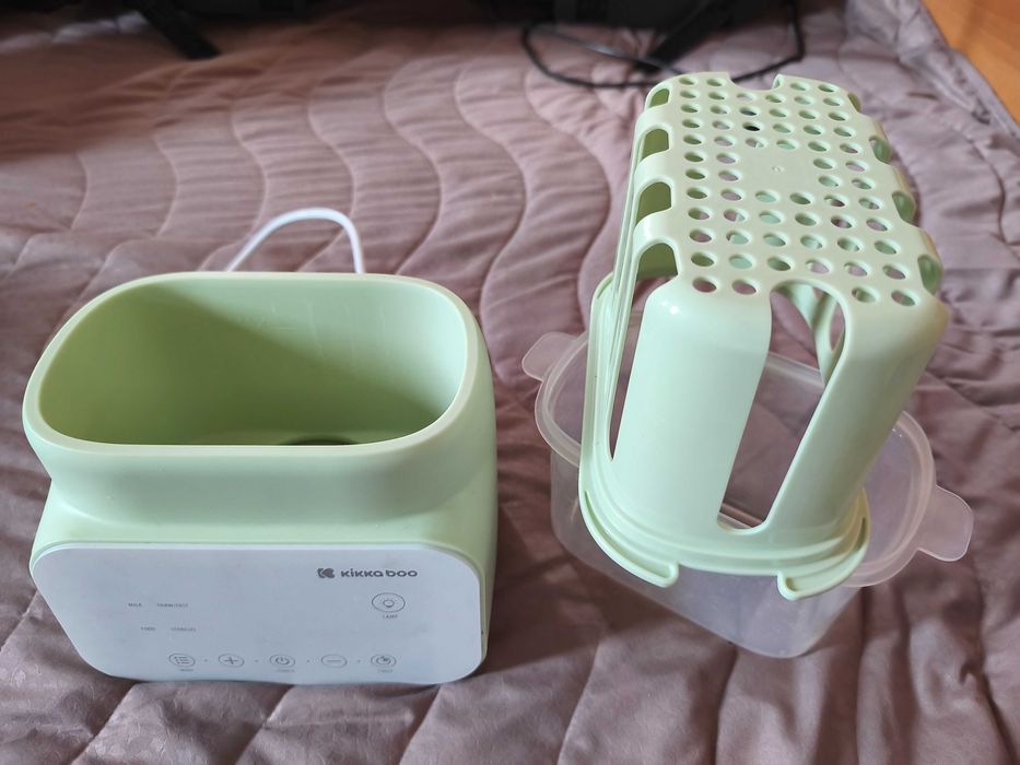 KIKKA BOO Двоен нагревател за шишета 4в1 HANDY MINT
