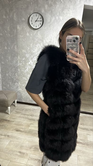Шуба песец натуральная
