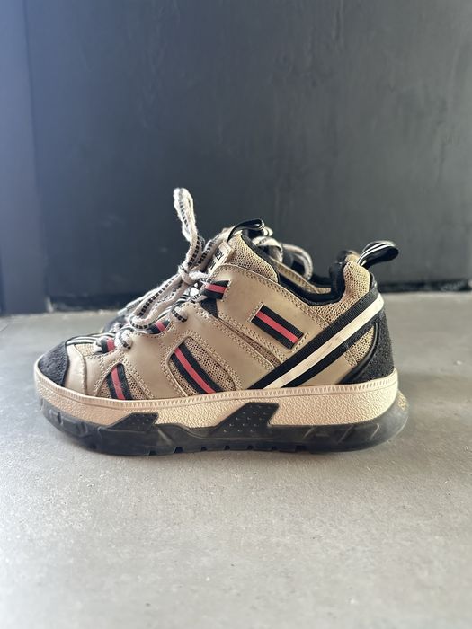 Есенни обувки Burberry 30 - непромукаеми боти за деца - кожени кецове