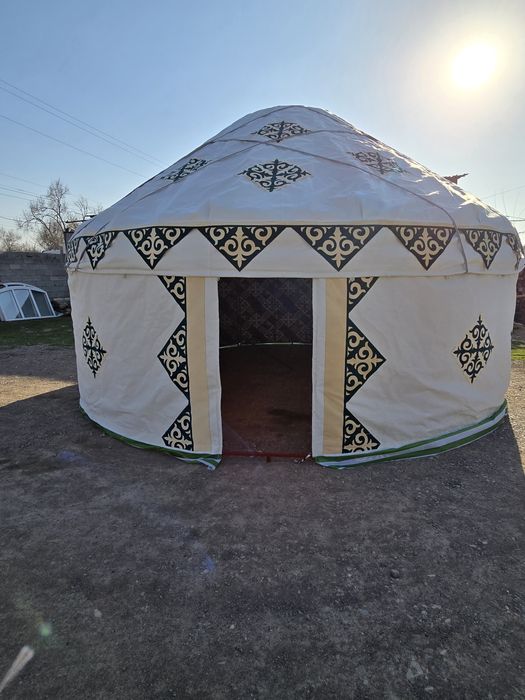 Темірден жасалған қазақ үй, брезент, тез құрылады, тиімді