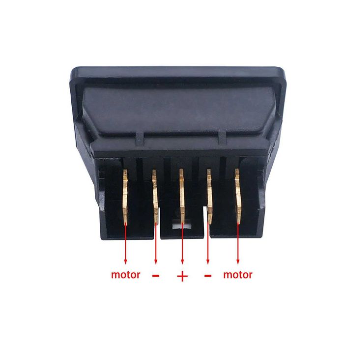 Buton comutator schimbare inversare sens polaritate inversa motor DC
