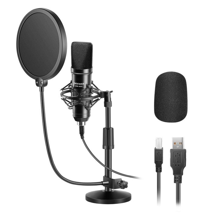Конденсаторный (usb) микрофон для стримов и подкастов. Новое