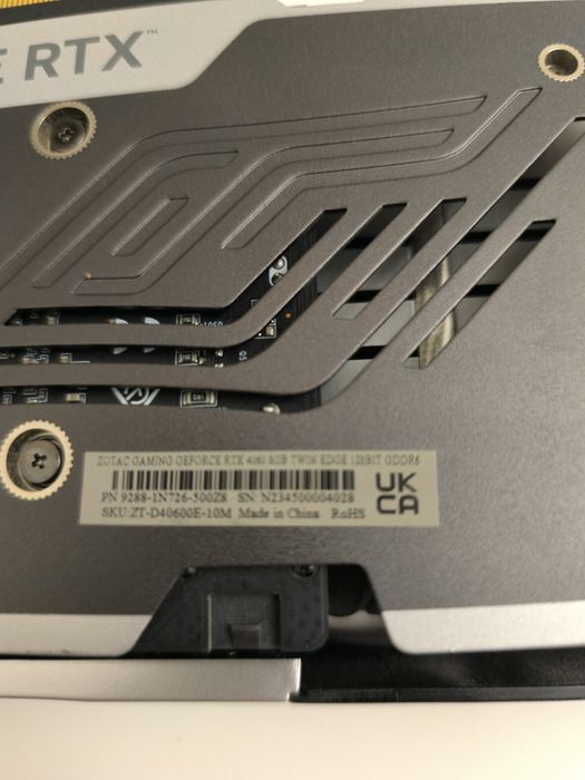 RTX 4060 8GB ZOTAC Gaming — Полностью исправна
