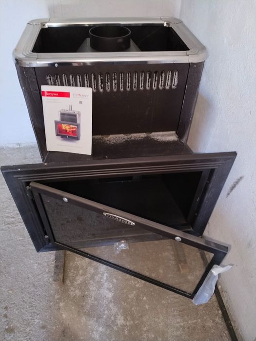 Банная дровяная печь, новая