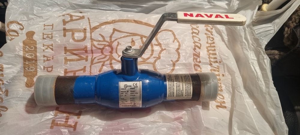 Naval кран приварной