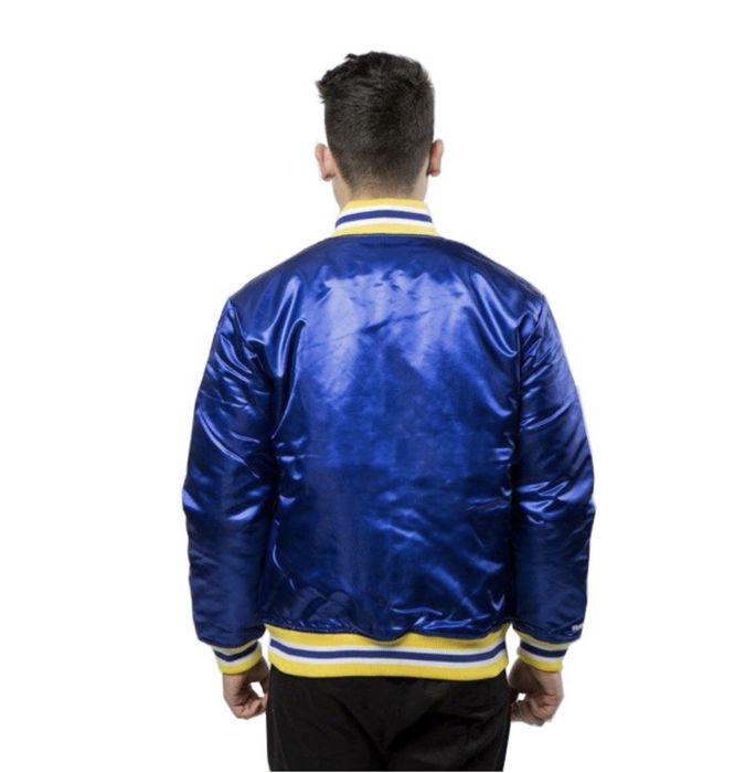 Mitchell & Ness NBA Golden State Warriors Heavyweight Satin Jacket - L