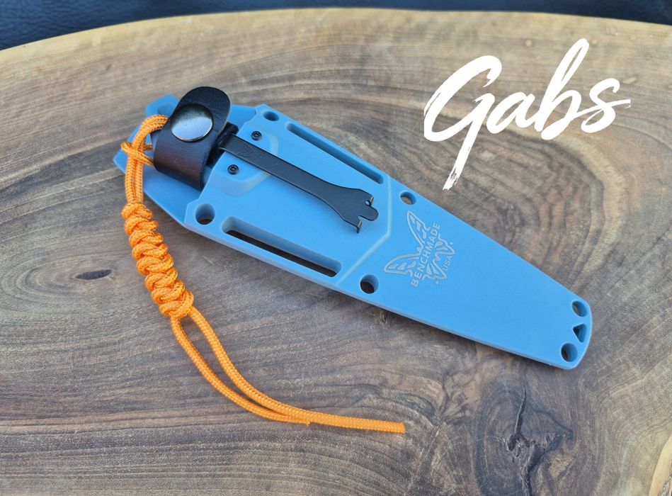 Фиксиран нож Benchmade Water Intersect 18050,Magna Cut,Depth Blue Santoprene