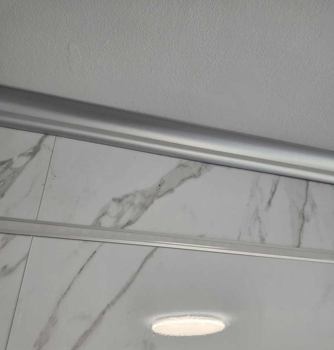 Декоративен LED Корниз за Таван – Алуминиев Профил за LED Лента + дифузор (капаче) пръчка 2 метра