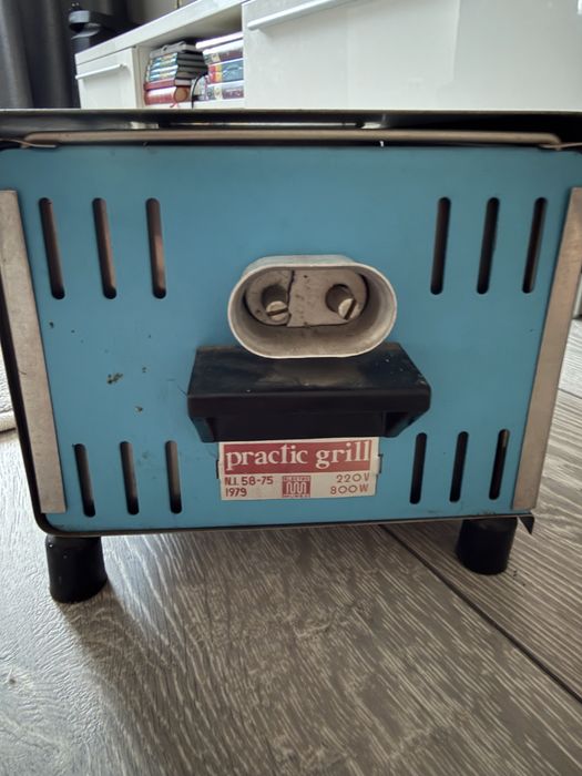 Grătar electric vintage Practic Grill Electro Mureș 800W – nou