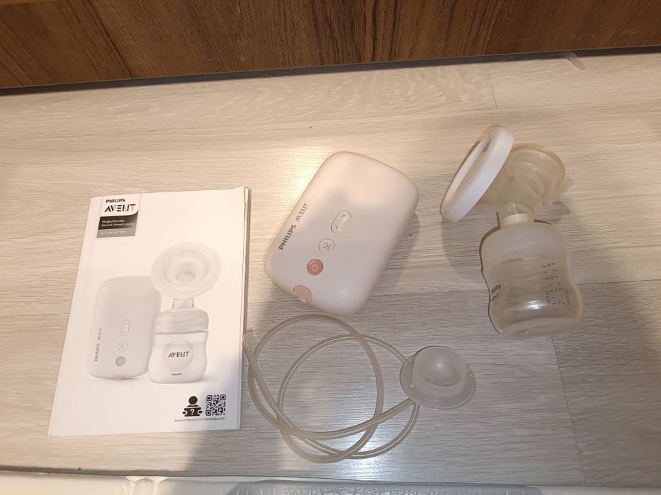 Pompa de san electrica PHILIPS AVENT SCF395/31, roz-alb