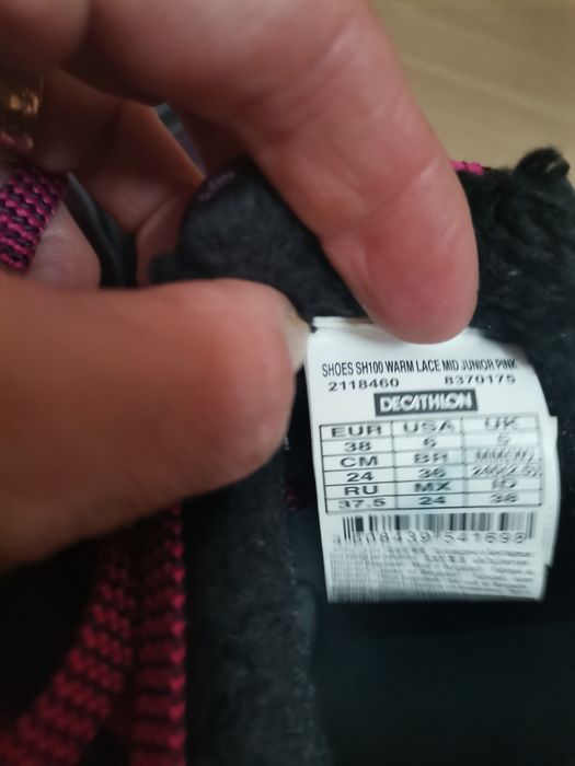 Ghete călduroase impermeabile Quechua marimea 38