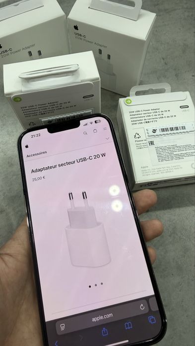 адаптер для iphone оригинальные