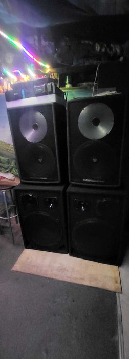 Озвучаване 2х18 и 2х15 инча cerwin vega Стъпало 10k