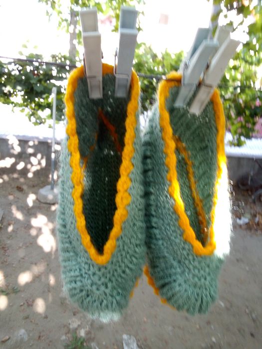 Дамски плетени терлици 34 номер