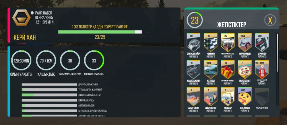 Данат Маканын на аккаунт