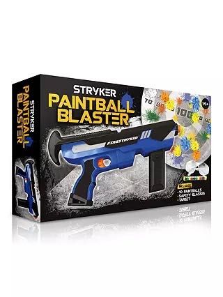 Детска играчка пейнтбол бластер с 10 патрона, мишена и очила