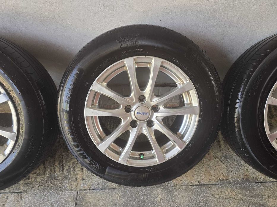 Jante de aliaj cu cauciucuri de vara michelin 195/65/15