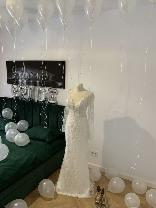 Manechin barbat si femeie mireasa mire