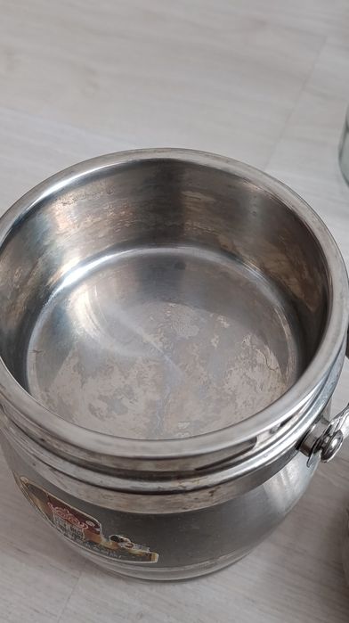 Термос для еды серый