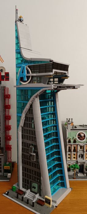 Лего марвел 4 здания