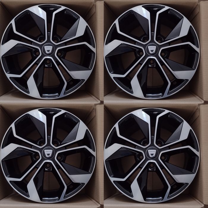 Jante Bicolore 16  Dacia Duster Dokker Lodgy pe R16  cu 5 x 114.3 R16
