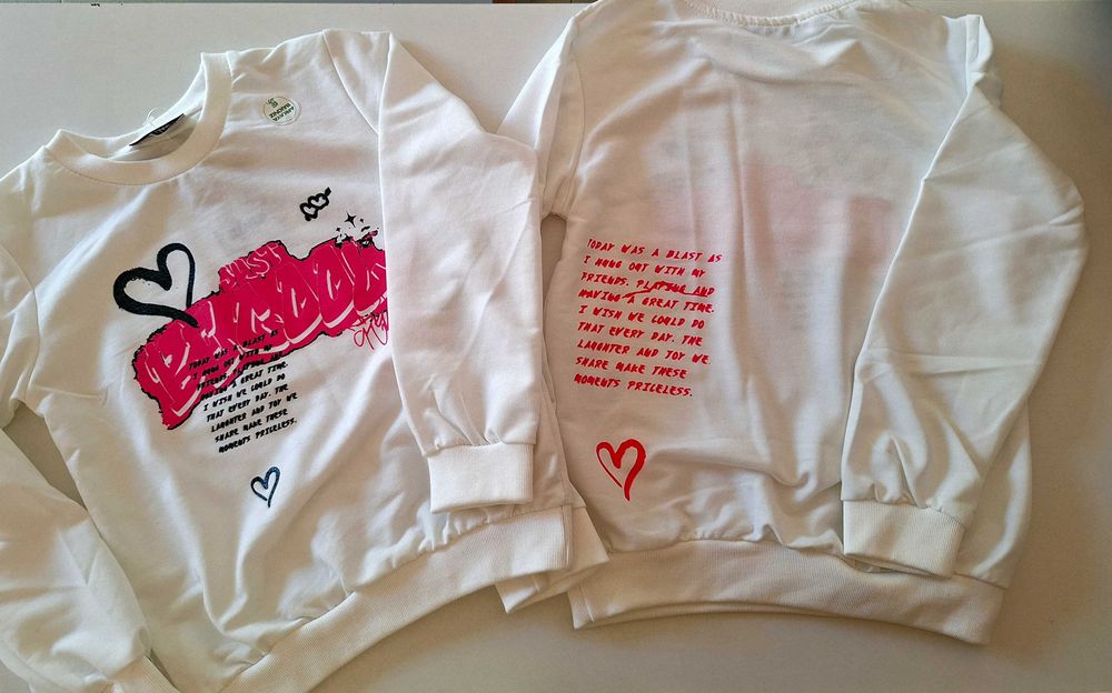 Детски блузи с дълъг ръкав с възможност за персонализиция с име