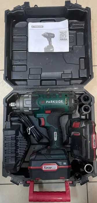 Акумулаторен 20V-4АH  ударен гайковерт PARKSIDE