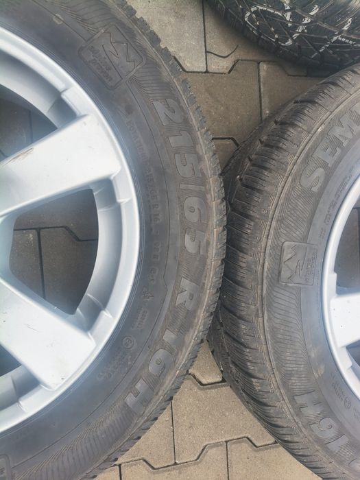 Jante aluminiu 5x114 Dacia Duster cauciucuri iarna 215/65 R16