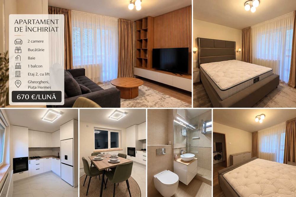 Prima închiriere | 2 camere renovat integral | Gheorgheni Piața Hermes