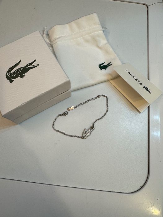 Bratara Lacoste Noua silvery