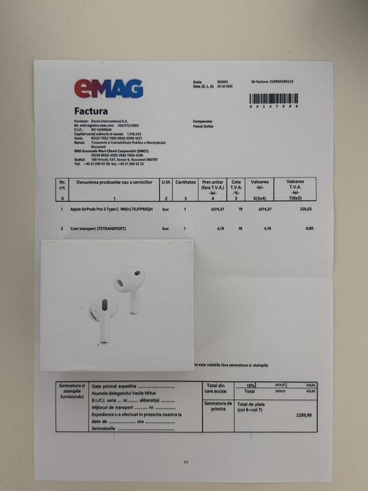 Vand airpods pro 3(2025)