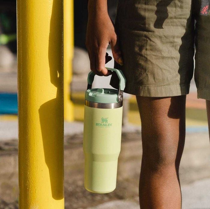 Termos Stanley cu pai pliabil IceFlow Flip Straw Tumbler, 0.89L