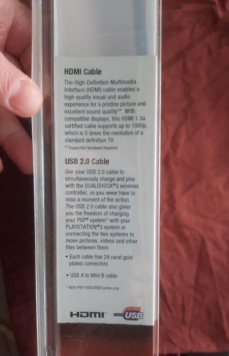 Set Cablu HDMI + USB Playstation 3