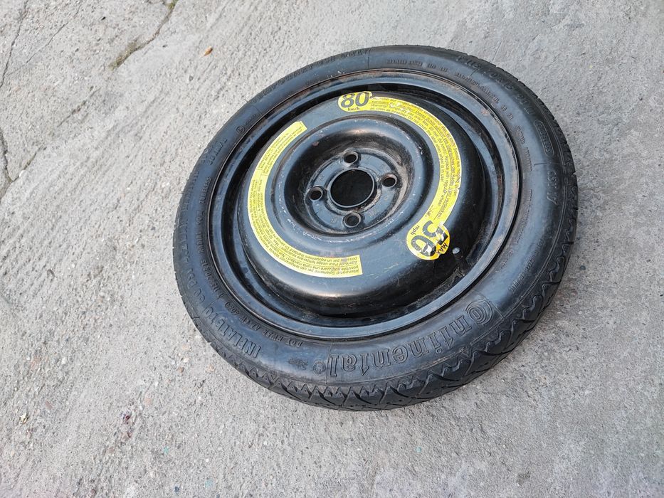 Roată de rezervă (roată subțire) Continental T115/70R15 – 4x100