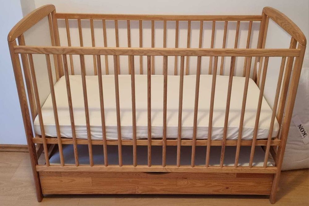 Patut lemn BabyNeeds Timmi 120*60 cm stare buna