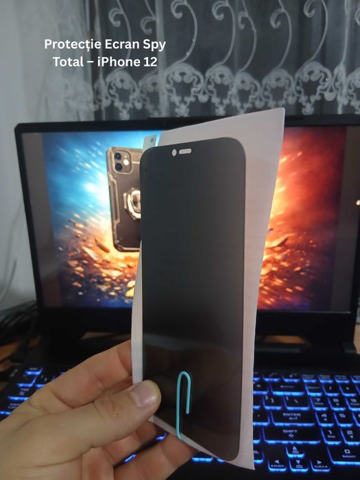 Kit Protecție iPhone 12 – 2 Folii + 2 Huse