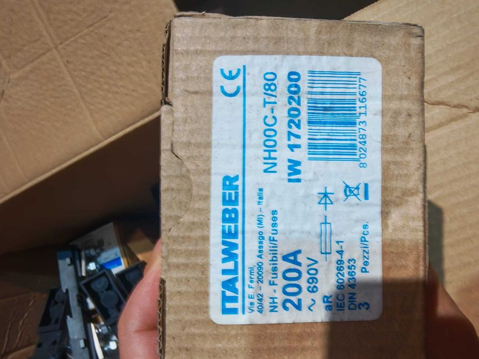 Siguranta Italweber NH000 T 80 200A 690V
