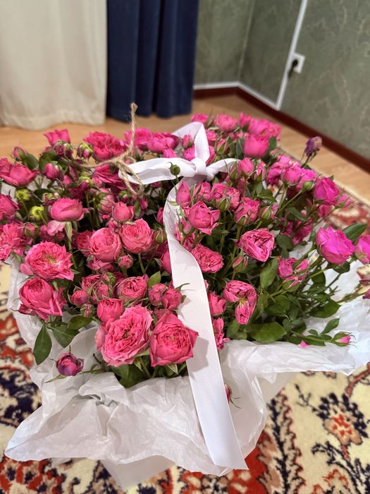 Цветы в коробке