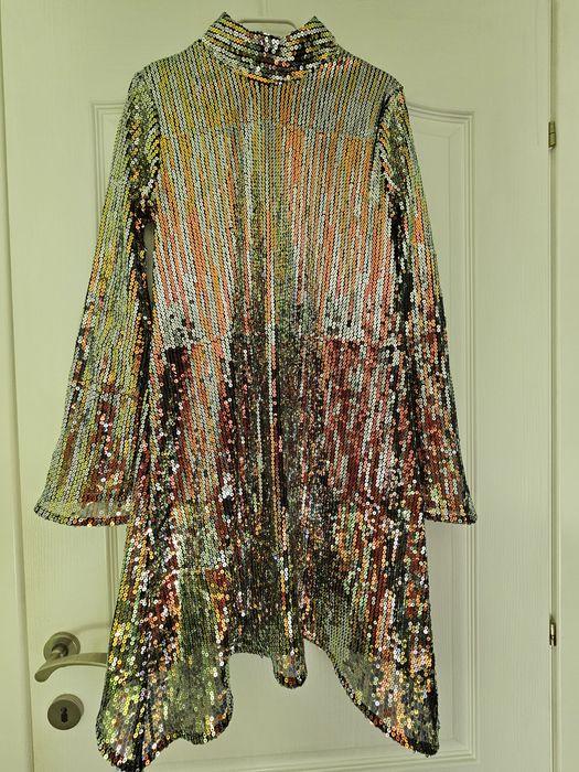 Rochie de ocazie cu paiete glamour