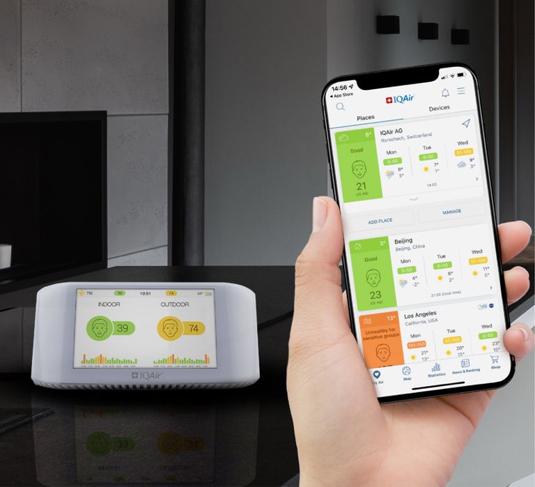 Монитор качества воздуха IQAir AirVisual Pro
