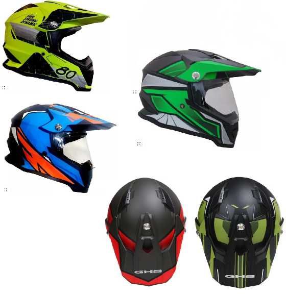 Кросови каски с визьор