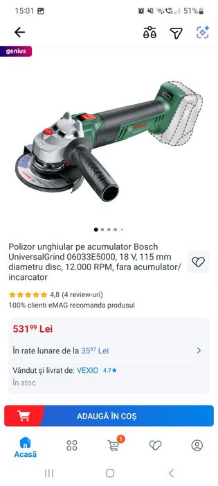 Flex Bosch NOU la cutie