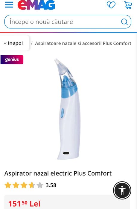Aspirator nazal electric