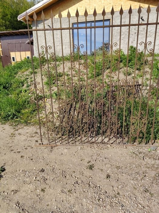 Gard din fier forjat 6mt lungime 2 mt inaltime