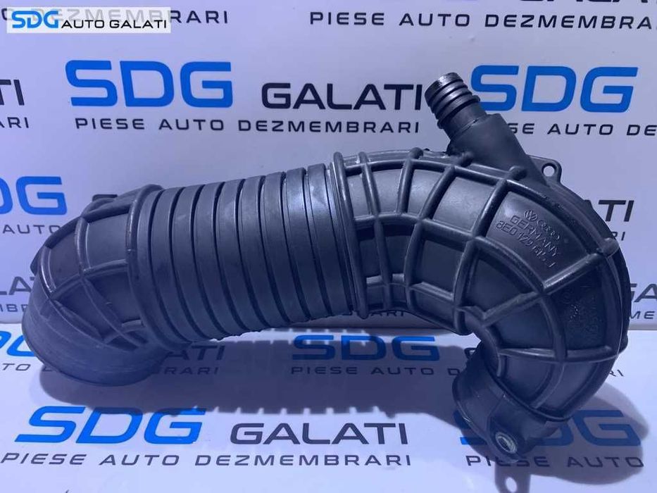 Furtun Conducta Admisie Carcasa Filtru Aer Turbo Turbina Turbosuflanta Audi A4 B7 2.0 TDI BRE BRF BVF BVG BPW BLB 2005 - 2008 Cod 8E0129615J [L9448]