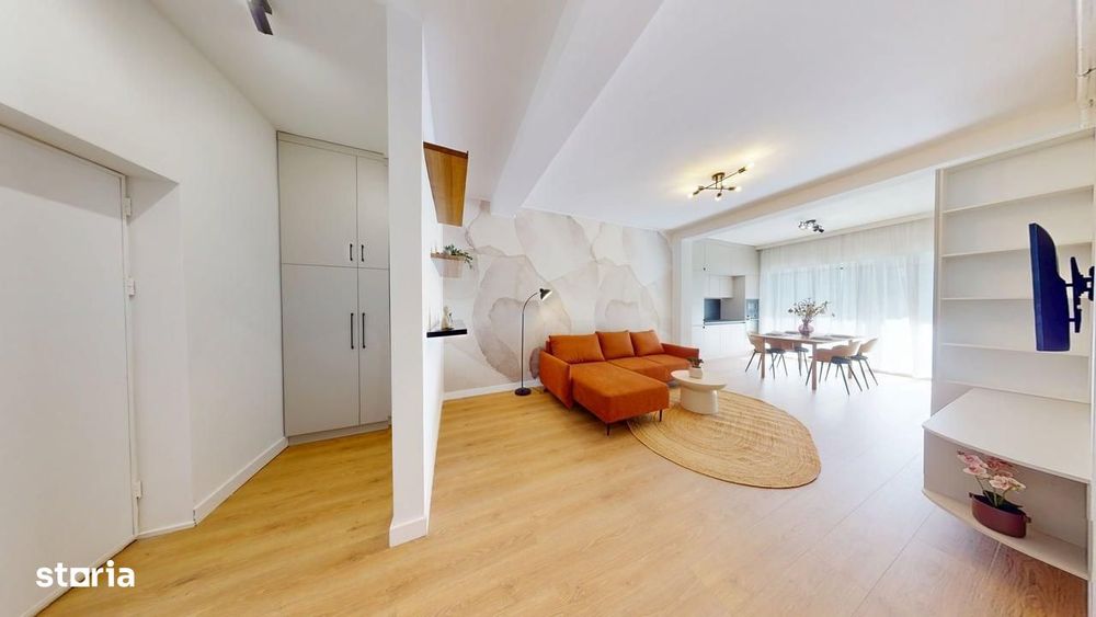 Ap nou, intabulat, mobilat si utilat- 2 camere+terasa 10.42 mp-premium