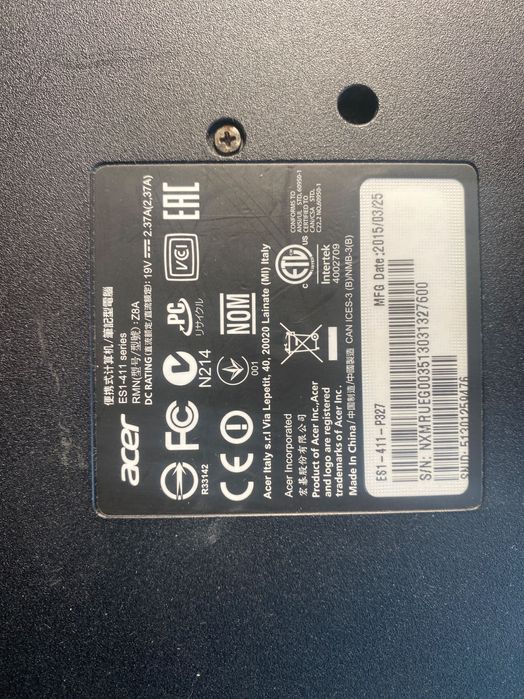 Лаптоп acer aspire e14