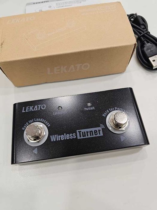LEKATO Wireless Page Turner Pedal – безжичен foot controller за таблети, iPad и музиканти